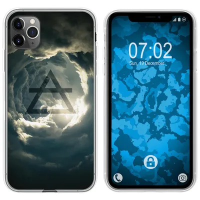 Produktbild von PhoneNatic Case kompatibel mit Apple iPhone 11 Pro Silikon-Hülle Element Luft M1