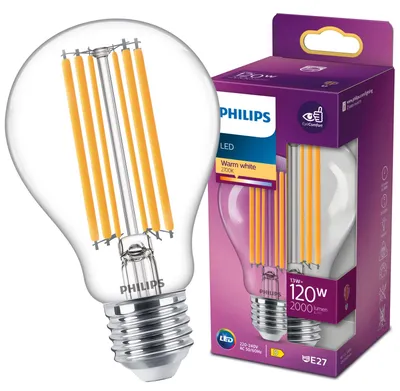 Obrázek produktu pro Philips 8718699764357, 13 W, 120 W, E27, 2000 lm, 15000 h, Teplá bílá