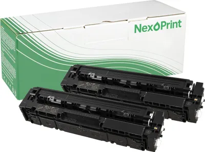 Produktbild von NexoPrint CF400XD 201X Doppelpack schwarz Toner kompatibel mit HP Color LaserJet Pro M274N Pro MFP M277dw Pro MFP M277N 6200 Seiten