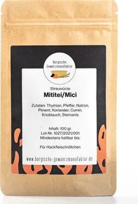 Produktbild von Mititei / Mici Gewürzmischung für Hackfleischbällchen nach rumänischer Art