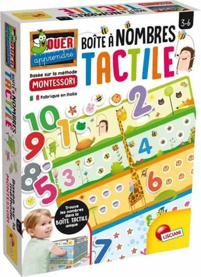Obrázek produktu pro Zahlenbox-Spiel – LISCIANI – Montessori-Tastpuzzle