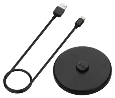 Produktbild von kwmobile Ladeschale kompatibel mit Sony LinkBuds Speaker - Ladestation mit USB C Ladekabel - Ladegerät tragbar - Schwarz