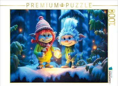 Produktbild von CALVENDO Puzzle ... es hat geschneit | 1000 Teile Lege-Größe 64x48cm Foto-Puzzle für glückliche Stunden