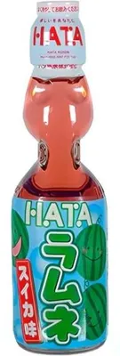 Immagine prodotto di Hatakosen | Ramune Watermelon - 200ml - Limonata giapponese all'arancia - Con- Senza alcool