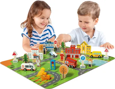 Immagine prodotto di Città di legno La mia prima città Molto