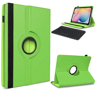 Produktbild von Tablet Hülle Tastatur Tasche für Samsung Galaxy Tab S6 Lite Schutzhülle BluetoothFarbe 360 Uni:Grün