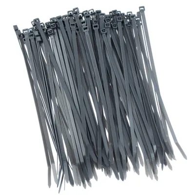 Produktbild von Kabelbinder 4,8/200mm 40 Stück Grau UV-Beständig Kabelbinderhalter