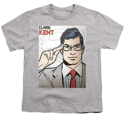 Productafbeelding van Superman - T-shirt voor kinderen, model TV37411 (maat 152-158) (sportieve, heather-kleur)