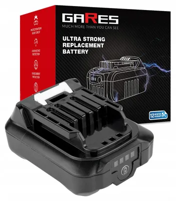 Zdjęcie produktu dla Gares Akumulator do Makita 1435 6280DWAE 6333D | 14,4 V 2 Ah Inny | Mocna Bateria do Robot Sprzątający | Wydajny Zamiennik Gares®
