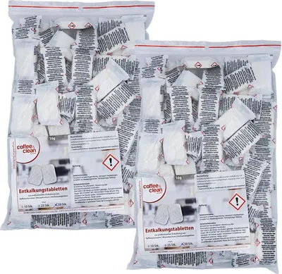 Produktbild von JaPeBi Contor Entkalkungstabletten, 100 Stück lose, 16g pro Tablette, gründliche Kalkentfernung für Kaffeevollautomaten, Kaffeemaschinen, Wasserkocher & Haushaltsgeräte, schonend & energiesparend