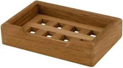 Produktbild von Teakholz-Seifenschale 120x80x25 mm , 1 Stück