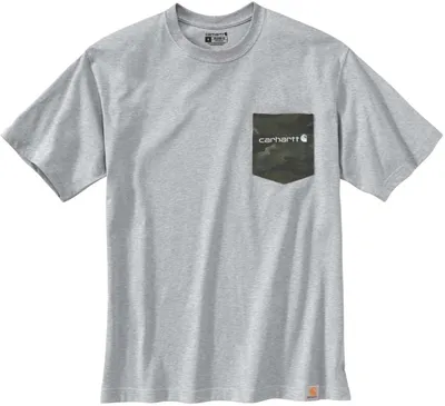 Obrázek produktu pro CARHARTT Oblečení Carhartt Camo Pocket T-Shirt grey Velikost