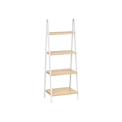 Produktbild von Badezimmerregal Berilo WR5504-4-426 Weiß natürlich 40 x 109,3 x 30 cm