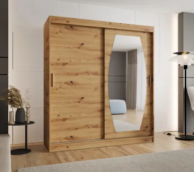 Obrázok produktu pre Šatníková skriňa 180 cm SEYMA - dub artisan