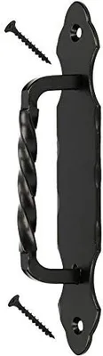 Produktbild von KOTARBAU® Türgriff 190 mm Schmiedeeisen Türklinke Handgriff Schwarz Torgriff Stahltürzug Haltegriff Griff Türbeschlag Torbeschlag Schiebtür Möbelgriff