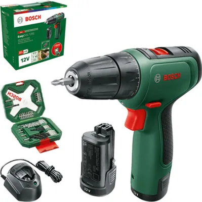 Productafbeelding van Accuboormachine EasyDrill 1200, 2 x accu PBA 12V 1.5Ah, 34-delige accessoire set