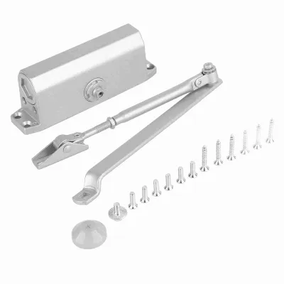 Imagen del producto de Cerrador de puerta, cerrador de puerta ajustable, cerrador de puerta hidráulico, cerrador de puerta de doble velocidad, cerrador de puerta para apertura en una sola dirección