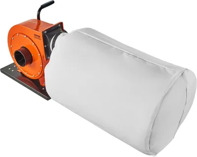 Produktbild von Staubabscheider, 1 PS, 460 CFM Luftstrom, rollbarer Staubabscheider mit 21-Gallonen-Staubauffangbeutel, 2,5-Mikron-Beutelfiltration, mobiler Holzstaubbehälter für die Industrie mit Griff und Rädern