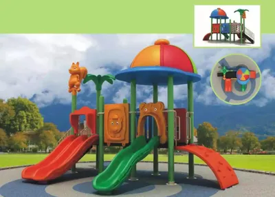 Produktbild von Spielturm mit Rutsche Outdoor Turm Kinderanimation Spielplatz Garten