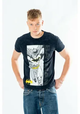 Productafbeelding van Batman Comic Washed T-shirt - Maat M