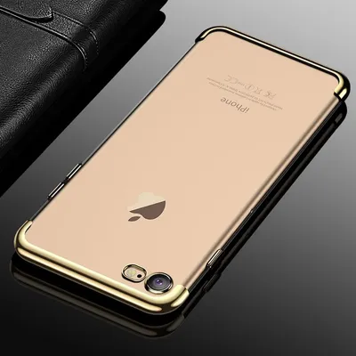 Image de Coque de protection transparente pour Apple iPhone SE 2022, couleur : or