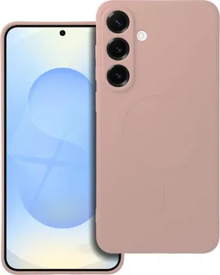 Produktbild von Case passend für Samsung S25 PLUS Silicone Mag Cover kompatibel mit MagSafe pink
