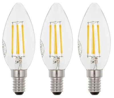 Produktbild von Vito Lighting E14 LED-Lampe B35 6W 576lm 2700K warmweiß 3 Stück dimmbar
