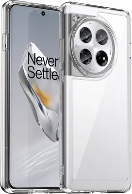 Image de Etui pour OnePlus 12 Transparent, étui de protection antichoc en silicone TPU Transparent
