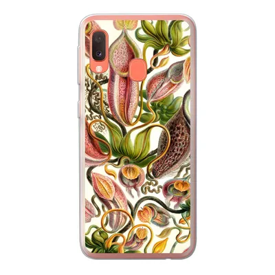 Produktbild von MuchoWow® Handyhülle Schutzhülle Hülle für Samsung Galaxy A20e Nepenthaceae - Künstliche Blumen Silikon Softcase Handy Hülle - Abdeckung