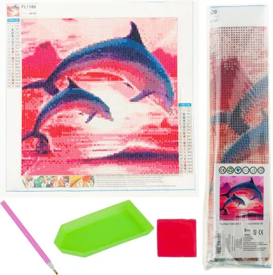 Immagine prodotto di Diamante ricamo pittura 3D delfini