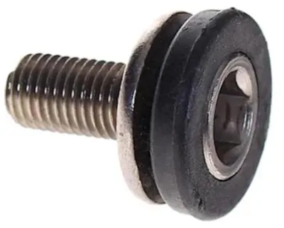 Produktbild von Shimano Kurbelschraube M8 mit Flansch Innensechskant für 4-Kant Tretlager
