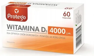 Imagen del producto de Protego Vitamina D3, 4000 UI, 60 cápsulas