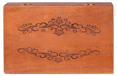 Obrázek produktu pro Retro dřevěná úložná krabička – elegantní úložná krabička ve vintage stylu, multifunkční dekorativní krabička s velkou kapacitou na šperky L