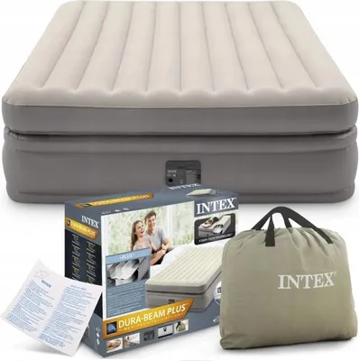 Zdjęcie produktu dla Intex 64164NP, Podwójny materac, Prostokąt, Wbudowana pompa powietrza