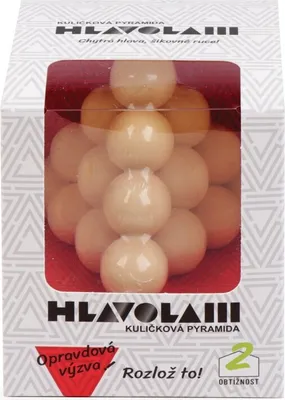 Produktbild von Holzpuzzle - Kugelpyramide