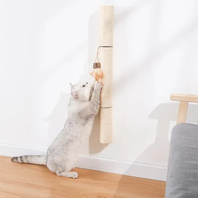 Produktbild von Katzenkratzbaum Wandmontage 28.9 Zoll, Sisal, für Wohnungskatzen