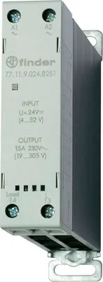Immagine prodotto di Relè SSR Finder in custodia da 22,5 mm 77.11.9.024.8251 1 contatto NA (77.11.9.024.8251)