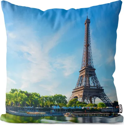Produktbild von VOID Paris Eiffelturm Kissenbezug Kissenhülle Sofakissen Kissen Deko Outdoor-Kissen Dekokissen