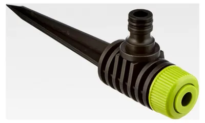 Produktbild von Gartensprenger – Sprühregner mit Erdspieß – Sprinkler für Garten und Rasen – Kreisregner für Bewässerungssystem, 19x3,6x3,6 cm