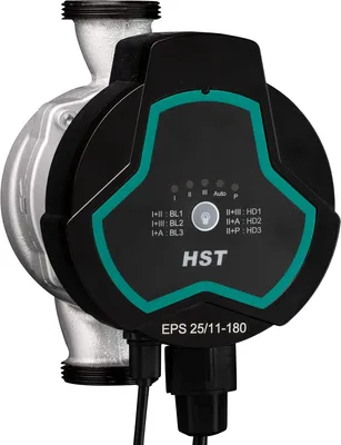 Imagen del producto de HST | Bomba de calefacción de alta eficiencia | Bomba de circulación | HST EPS 25-110/180 mm | Altura de elevación: 11 metros | Control de velocidad mediante señal PWM