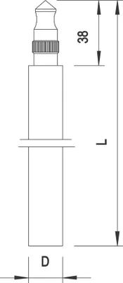 Produktbild von OBO 219 20 BP V4A Staberder 1,5m A4 1.4401 5000866