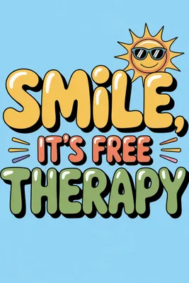 Produktbild von Poster 40x60cm Motivationsaffirmation Retro Vintage Für das Wohnzimmer Smile