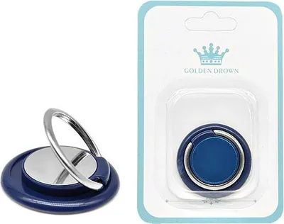 Zdjęcie produktu dla Uchwyt Telefonu Stojak Premium Uniwersalny Vega Granatowy Ring Holder