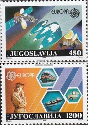Produktbild von Briefmarken Jugoslawien 1988 Mi 2273-2274 (kompl.Ausg.) postfrisch Europa