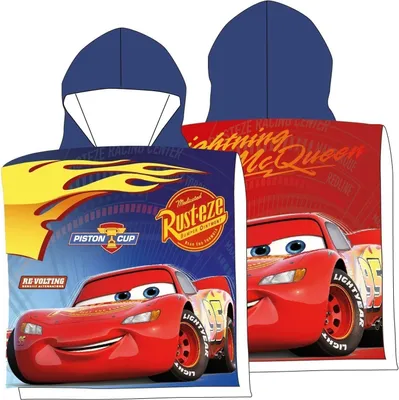 Produktbild von Disney Cars Poncho Handtuch aus Baumwolle