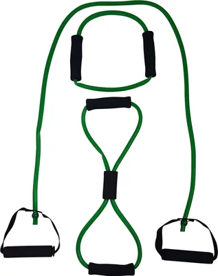 Obrázek produktu pro Tunturi sada 3 posilovacích pásů s úchyty, 140 cm 40 cm 20 cm, odporové pásy, závěsný trenažér, střední,