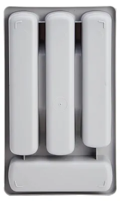 Produktbild von Besteckkasten für Küchenschublade, 33 x 20 x 6 cm, Grau