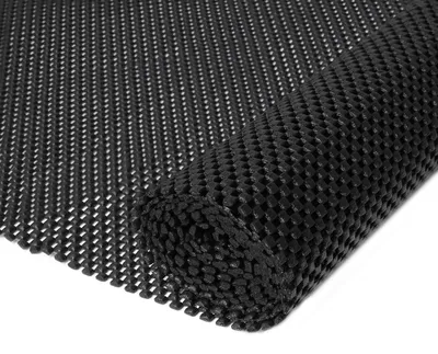 Image de Tapis antidérapant 80x130 cm, noir, en PVC. Revêtement antidérapant pour tapis, voitures, tiroirs, étagères