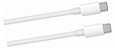 Produktbild von Maxlife USB-C auf USB-C Kabel Weiß Schnellladung 2m