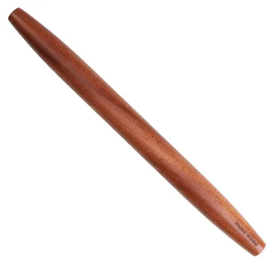 Nudelholz aus Sapeleholz, 40 cm, für Fondant und Gebäck